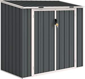 EST15586-H140 Abri <span class=keywords><strong>de</strong></span> jardin métallique pratique, abri à outils, boîte <span class=keywords><strong>de</strong></span> <span class=keywords><strong>rangement</strong></span> extérieure - Product Image 1