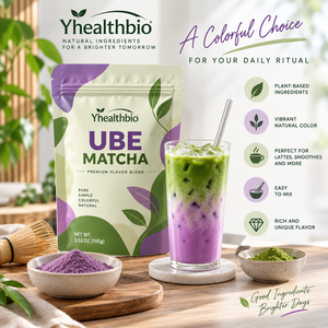 Poudre de collagène saveur Ube, mélange d'igname violette pour smoothies, pâtisseries et boissons, échantillon en vrac, vente en gros usine - Product Image 5