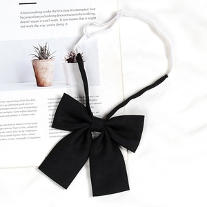 Costume d'étudiant japonais de style collège JK pour femmes, <span class=keywords><strong>marin</strong></span>, rouge vin, rose, nœud, accessoires vestimentaires, cravate pour hommes - Product Image 3