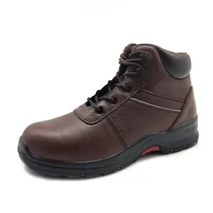 Zapato Sepatu Bot Keamanan Keamanan Pria, Sepatu Bot Keamanan Keamanan Jempol Baja, Sepatu Bot Kerja Penambangan Hutan Kulit Asli untuk Pria