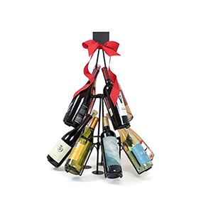 <span class=keywords><strong>Portabottiglie</strong></span> Natalizio in Metallo Ecologico a Forma <span class=keywords><strong>di</strong></span> Albero per Casa, Hotel, Bar, Logo Personalizzato, Basso MOQ, Consegna Rapida, Vendita all'Ingrosso - Product Image 1