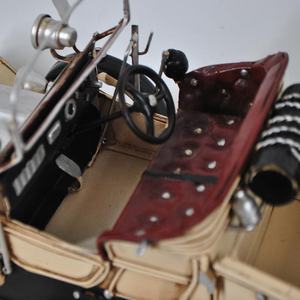 1909 Silver Ghost 1:12-Maßstab Handgefertigtes Metallmodell Klassisches Oldtimer-Auto Antike Heimdekoration Kunst Sammlerstück Geschenk - Product Image 6