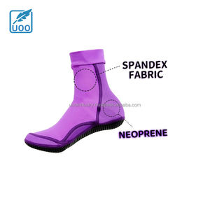 UOO Bottes et chaussettes aquatiques antidérapantes en néoprène personnalisées de 1,5 à 3 mm d'épaisseur pour le surf, la plongée et les sports nautiques - Product Image 2