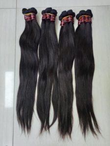Letsfly - Paquetes de Cabello Humano Liso de 28 Pulgadas, Grado 9A, 100% Cabello Humano, 260 Gramos/Paquete, en Existencia, Extensiones de Cabello Humano Brasileño - Product Image 4