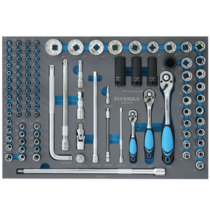 379 pièces clé à douille combinée ensemble d'outils à main CRV Kit de matériel avec garantie pleine vie Taiwan qualité - Product Image 3