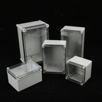 Caja electrónica eléctrica grande para exteriores serie AG plástico ABS resistente al agua con nivel de protección IP67 de alto impacto