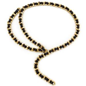 <span class=keywords><strong>Cintura</strong></span> a Catena alla Moda <span class=keywords><strong>per</strong></span> Donna con Cinturino in PU, <span class=keywords><strong>Cintura</strong></span> a Catena Dorata <span class=keywords><strong>per</strong></span> Decorazioni di Abiti da Donna - Product Image 3