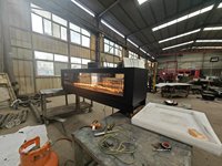 Prix de cheminée linéaire en métal de feu de gaz de flamme de décor d'intérieur de fabricant de la Chine