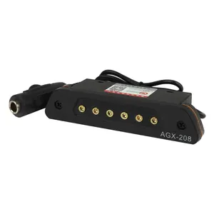 AGX-208 per chitarra acustica pickup con foro per chitarra acustica stile hooker accessori per chitarra