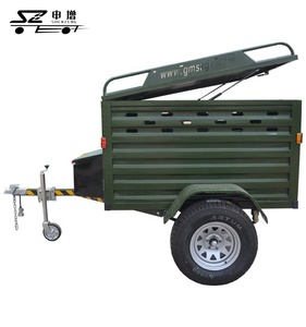 소형 화물 트레일러 소형 자동차용 견인 바 트레일러 캠핑 트레일러 - Product Image 1