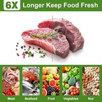 Sacs sous vide de qualité supérieure, imprimés sur mesure, transparents, scellés sur 3 côtés, de qualité alimentaire, pour la conservation des aliments pour bébés et des steaks, adaptés au congélateur