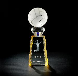 Trofeo deportivo de cristal personalizado de puente pequeño al por mayor, medalla y placa deportiva de cristal de diseño personalizado - Product Image 2