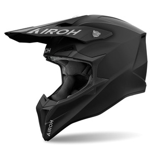 Casco de Motocicleta Integral Airoh Wraaap Negro Mate XL con PC+EPS, 16-20 Ventilaciones, Resistente a Impactos - Product Image 1