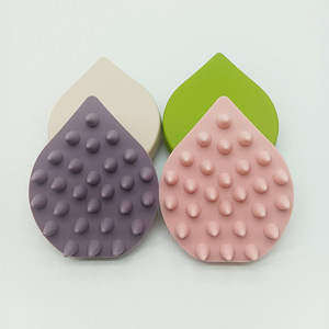 <strong>Silicone</strong> Hairbrush with Deep Cleaning Scalp Massager Hair Scalp Massager Shampoo Head Wash Brush <strong>Antibacterial</strong> and Quick-drying - Product Image 2