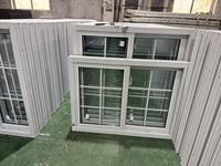 Ventanas Corredizas de PVC Estilo Francés con Rejillas Decorativas para Uso Residencial, en Oferta