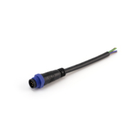 M15 IP67 Wasserdichter Luftfahrtstecker 2-5 Polig Stromkabeladapter Weiblich/Männlich 3-5 Pin 10A Kupferkontakt Nylongehäuse Großhandel