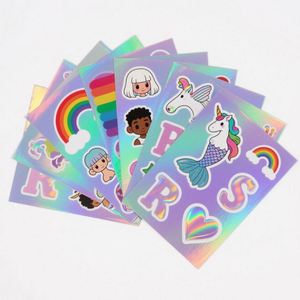 Pegatinas Personalizadas con Corte de Contorno, Holográficas UV, Resistentes al Agua, con Logotipo Personalizado, Impresión UV, Etiqueta de Vinilo Holográfica - Product Image 6