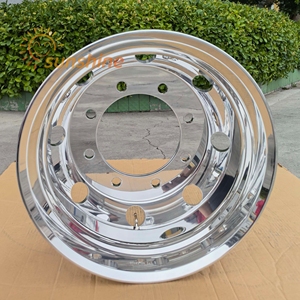 Ruedas <span class=keywords><strong>de</strong></span> Aluminio <span class=keywords><strong>para</strong></span> Camión Zhengde JieFang 19.5x7.50 <span class=keywords><strong>de</strong></span> <span class=keywords><strong>8</strong></span> Orificios, Llanta Cromada, Tamaño <span class=keywords><strong>de</strong></span> Neumático 265/70R19.5, Nuevas con 3 Años <span class=keywords><strong>de</strong></span> Garantía, Retrofit/Actualización - Product Image 3
