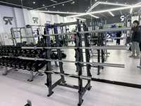 Barre de musculation fixe Rosen Sports CPU à 12 côtés pour exercices de musculation et de bodybuilding – Équipement de gym commercial durable