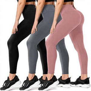 <b>Women</b> High Waist Black <b>Leggings</b> Slim Fit Knitted Cotton <b>Winter</b> Casual Solid Color Breathable Thermal Vintage Crop Pants 160g - Product Image 1