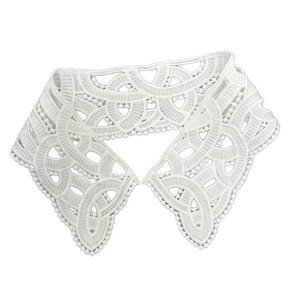 Nouveautés : dentelle blanche en soie de lait, broderie soluble à l'eau, pour robe et vêtements féminins, décorative - Product Image 1
