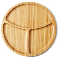 Ensemble de planche à fromage domestique en bambou assiette boîte à fruits secs plateau de stockage de noix boîte à collation conteneur divisé plateau de service avec couvercle
