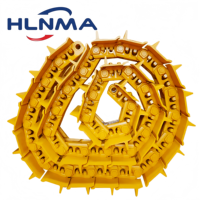 Groupe de chenilles de haute qualité pour bulldozer Komatsu D65 D275-5 D375 154-32-04930, avec ensemble de chaussures de chenille et ensemble de maillons de chenille pour train de roulement