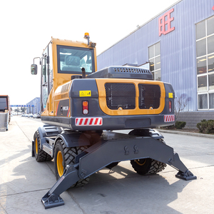 Máy xúc đề nghị Trái Đất di chuyển máy móc bánh xe máy xúc 4-15ton giá rẻ escavator Bagger máy xúc máy - Product Image 4