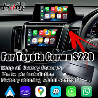 Caja de interfaz automática Lsailt Wireless Carplay Android para Toyota Crown S220 2018-2022 Interfaz de video