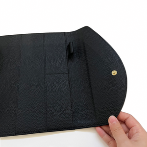 Black Custom Logo PVC Plastic <strong>A5</strong> Elastic Closure Notebook Cover <strong>Binder</strong> - Product Image 6