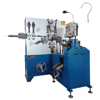 Machine automatique de fabrication de crochets avec fonction intégrée de pliage et de roulage de fils pour la production de crochets métalliques