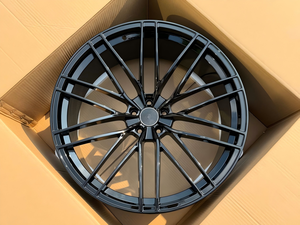 Jantes monobloc en alliage d'aluminium Xinlin 18-23 pouces, finition usinée gris bronze, multi-rayons, <span class=keywords><strong>ABT</strong></span> 5x112 pour Audi Q8 A4 A5 A6 A7 A8 S4 S5 - Product Image 6