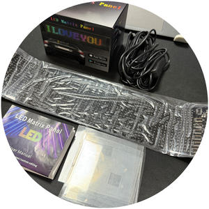 Rgb नेतृत्व वाली कार साइन प्रोग्राम योग्य नेतृत्व मैट्रिक्स पैनल लचीला स्क्रीन डिस्प्ले एनीमेशन संदेश कारों के लिए साइन ऐप नियंत्रण - Product Image 3