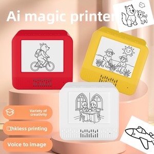 เครื่องพิมพ์สติกเกอร์ AI สำหรับเด็ก พร้อมเครื่องอ่านบทสนทนาแบบโต้ตอบด้วยเสียง ใช้พลังงานแบตเตอรี่ รองรับภาษาจีนและภาษาอังกฤษ - Product Image 3