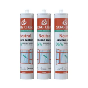 SC-D W 300ml Silicone Sealant For Windows And Doors Wholesale Price Anti Cracking Easy Operation Gp Sealant Silicone