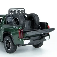 Modelo de Camioneta de Aleación Fundida a Presión a Escala 1/24 con Seis Puertas Abatibles, Luz, Sonido, Suspensión en las Cuatro Ruedas y Dirección