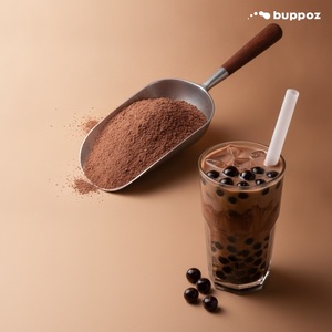 Poudre de thé au lait chocolaté 1kg, certifiée Halal HACCP, pour les fabricants de bubble tea et de thé au lait - Product Image 6