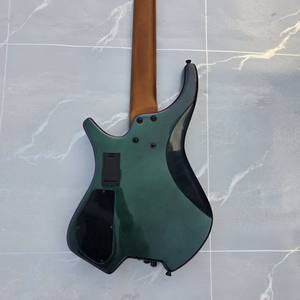 Guitare <span class=keywords><strong>Basse</strong></span> Électrique Chameleon Cinq <span class=keywords><strong>Cordes</strong></span> Sans Tête Corps Acajou Touche Palissandre Modèle Entrée de Gamme Préféré - Product Image 3