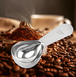 Cuchara medidora de acero inoxidable SUS 304 DFS1203 de 15 ml y 30 ml para té, café, azúcar, leche en polvo, harina, con mango corto. - Product Image 4