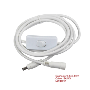 ขั้วต่อปลั๊กตัวผู้-ตัวเมีย12V สายไฟ DC พร้อมสวิตช์เปิดปิด - Product Image 4