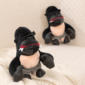 Vente en gros usine : Peluches babouin noir pour machines à griffes, adaptées aux enfants - Product Image 2