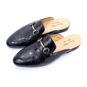 Chaussures mi-chaussons tendance 2021 <span class=keywords><strong>pour</strong></span> hommes en cuir véritable, style décontracté, à enfiler - Product Image 3