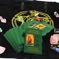 Créez votre propre jeu de cartes de tarot éducatif et votre propre jeu d'oracle avec des designs personnalisés pour les fournitures de sorcellerie et les cadeaux