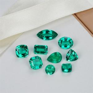 Wholesale <strong>Loose</strong> Lab Grown <strong>Emerald</strong> Oval Cut Gemstones with Heat Treatment Third Party Certified Custom Sizes Color Play/Fire - Product Image 4