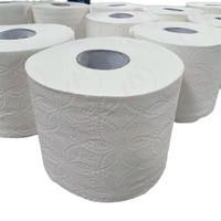 Papier toilette jetable en pâte de bois vierge pure, blanc naturel, doux, résistant, absorbant, écologique, pour la maison et l'hôtel