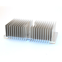 Dissipateur thermique pour processeur d'ordinateur en aluminium moulé sous pression, design carré argenté personnalisé, avec LED intégrées