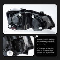 Neue Upgrade H7 LED-Scheinwerfer mit Roten Doppel-U Dynamischen Tagfahrlichtern für VW Polo 2011-2018