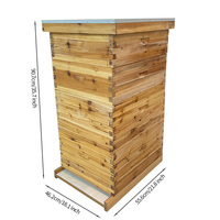 Imkereibedarf: Langstroth-Bienenstock-Set mit Vier Schichten