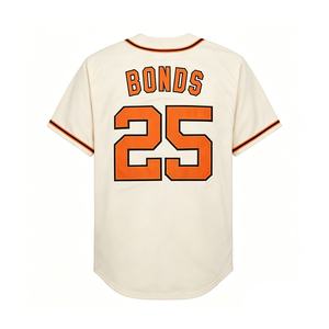 Maillots de baseball rétro pour hommes, version nostalgique, cousus, 24 Willie Mays, 22 Will Clark, 43 Dave Dravecky, 44 Willie McCovey, tailles S-3XL - Product Image 6