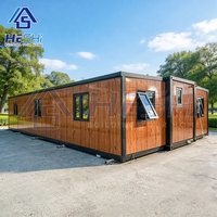 Maison préfabriquée en acier de 20 pieds ou 40 pieds, extensible, 1, 2, 3, 4 ou 5 chambres, moderne, en vente, mini-maison